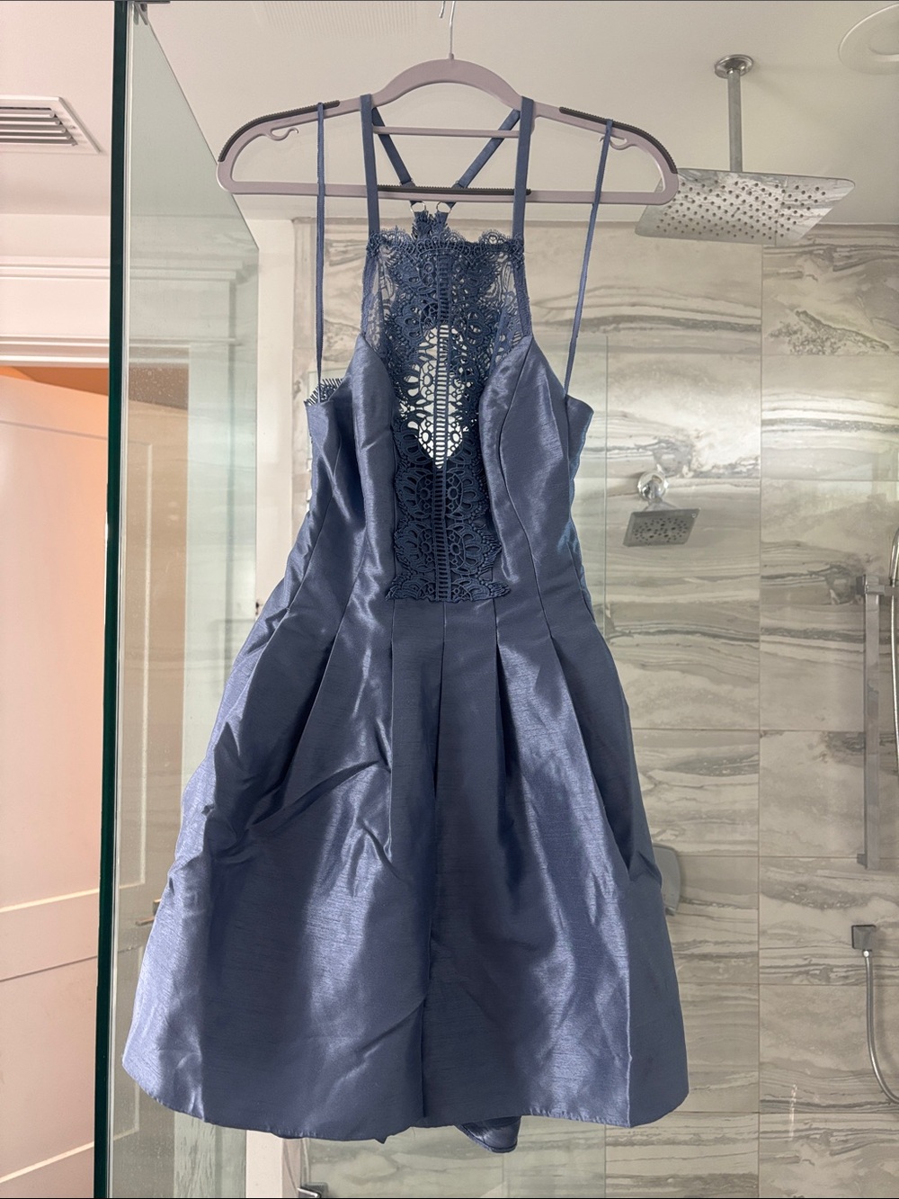 NWT FP Heart to Heart romper in “Sky”